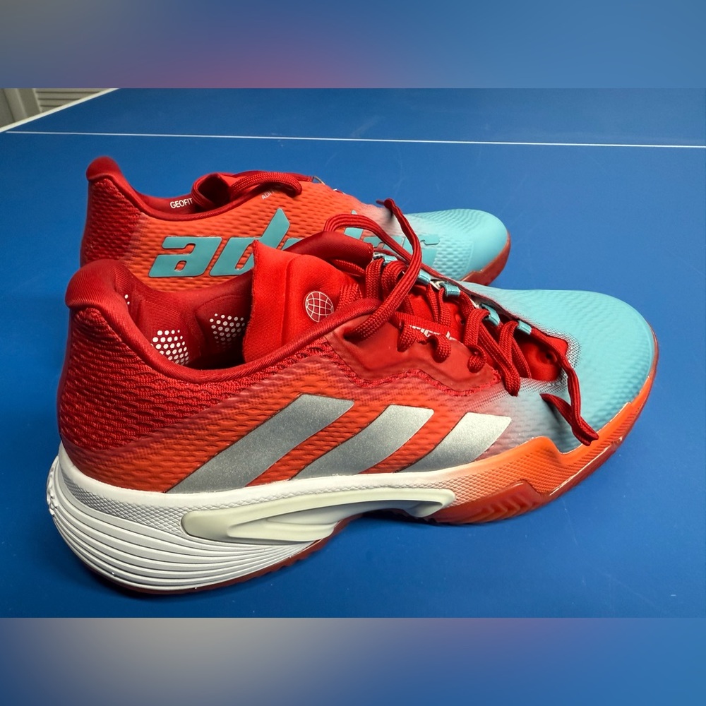 Adidas Red and Teal Athletic Shoes- Women Tennis Shoes